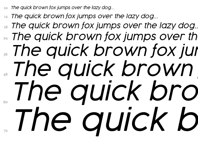 Cocogoose font waterfall
